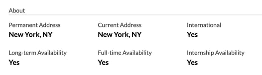 Career Launchers About Section from Employer Perspective