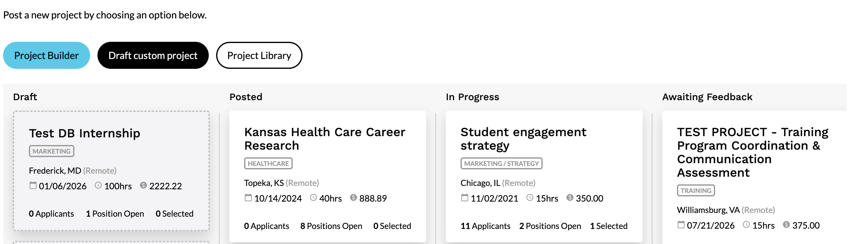 Employer Dashboard