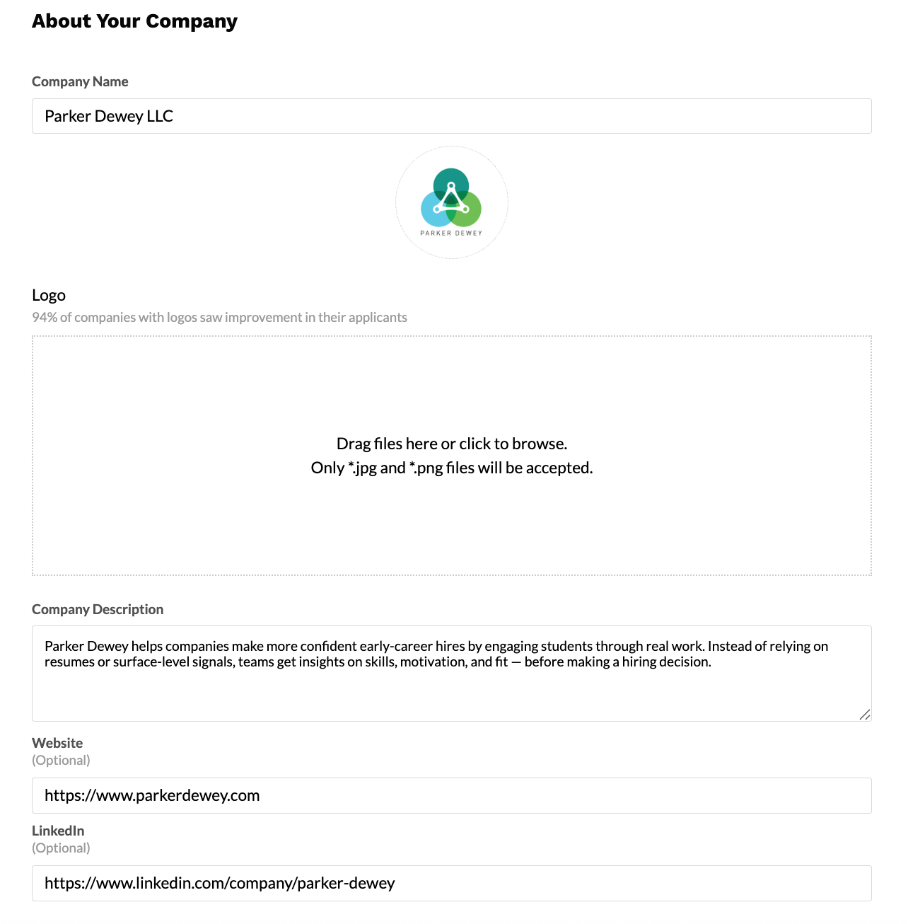 Employer_Dashboard - Edit About_Your_Company