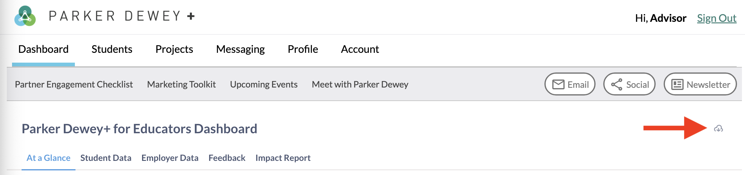 Parker Dewey+ Impact Report Download