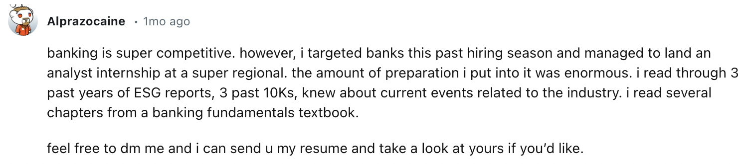 Banking is competitive