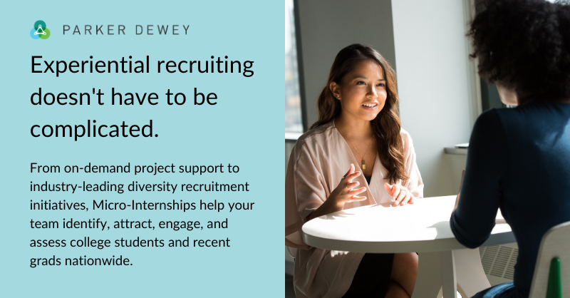 Micro-Internships make experiential recruiting simple, scalable, and accessible