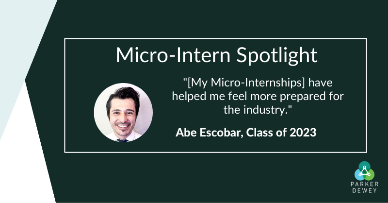 Career Launcher Spotlight: Abe Escobar, Class of 2023