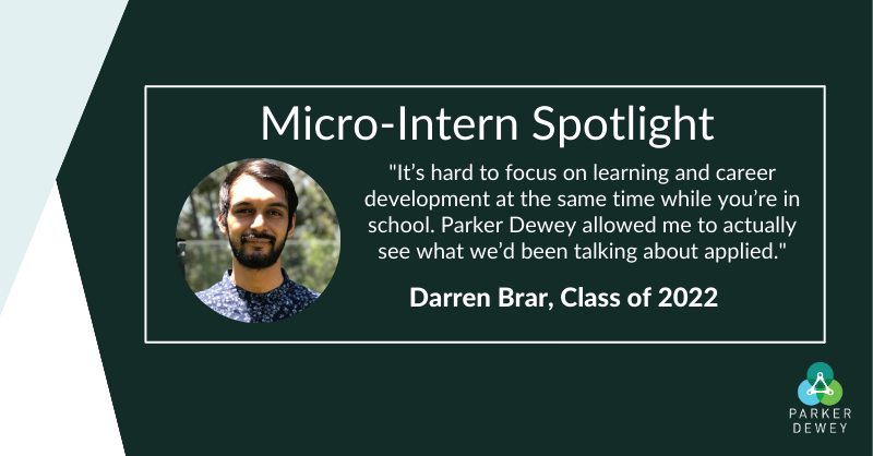 Career Launcher Spotlight: Darren Brar, Class of 2022