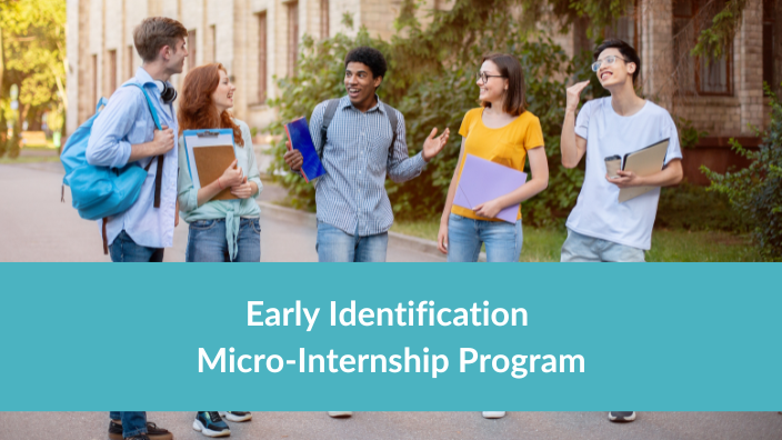 Early Identification Programs connect you with underclassmen as they are exploring careers.