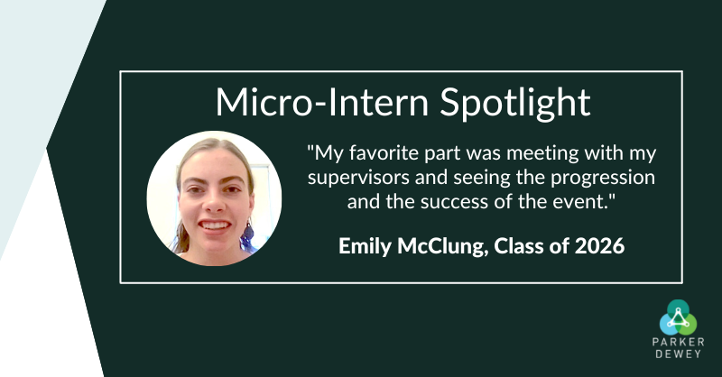Micro-Intern Spotlight: Emily McClung, Class of 2026