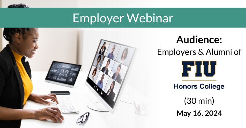 Employer Webinar FIU Honors