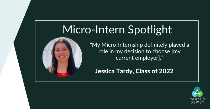 Career Launcher Spotlight: Jessica Tardy, Class of 2022