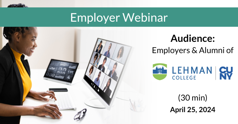 Partner Webinar Lehman College CUNY