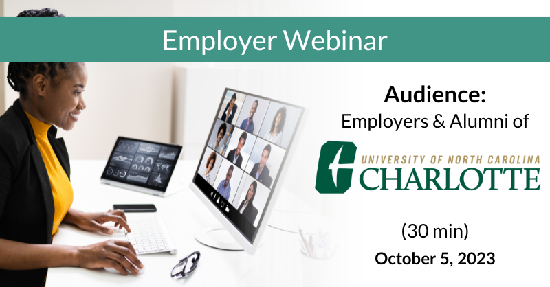 Partner Webinar UNC Charlotte