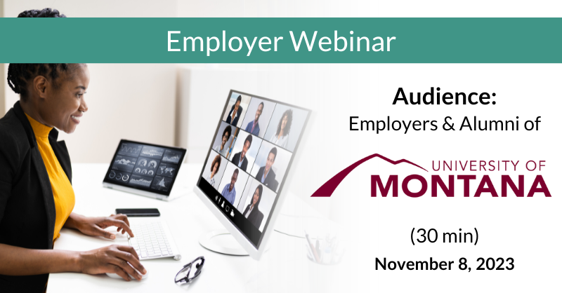 Partner Webinar University of Montana