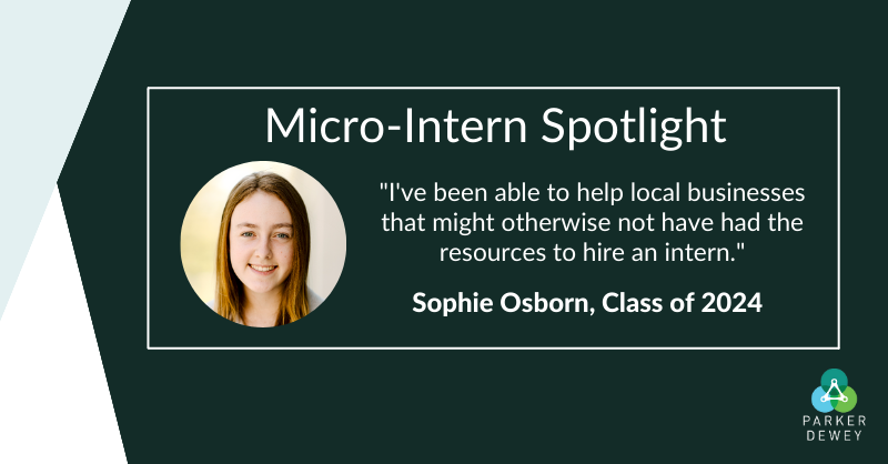 Career Launcher Spotlight: Sophie Osborn, Class of 2024