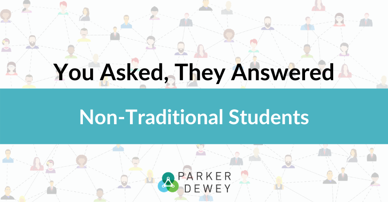 How can non-traditional students get hired?