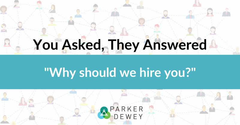 Why should we hire you?