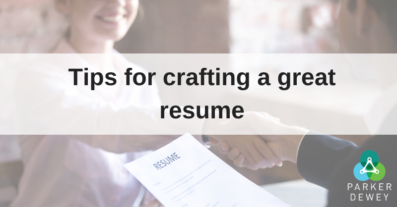 How to craft a resume that stands out